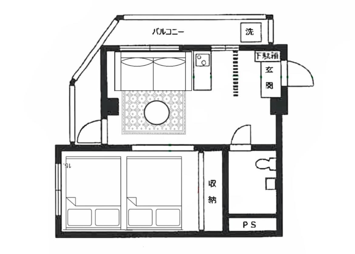 桜の川2 Sugamo Diamond Mansion 206 Direct To Ikebukuro Yamanote Line 5mins * Tokio